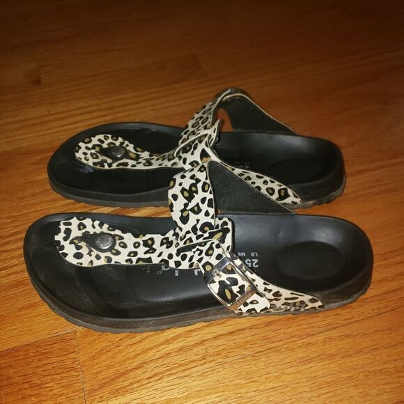 Betula by Birkenstock animal print Birko-flor  Sandals - Picture 3 of 6